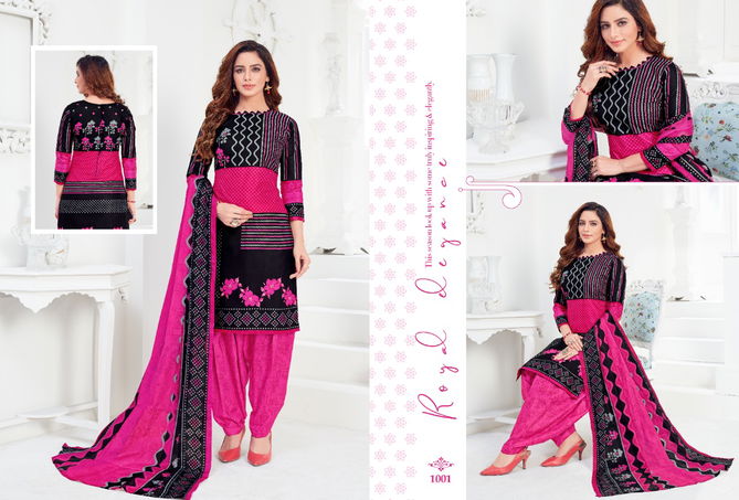 Laado Rio 14 Regular Wear Printed Pure Cotton Dress Material Collection 